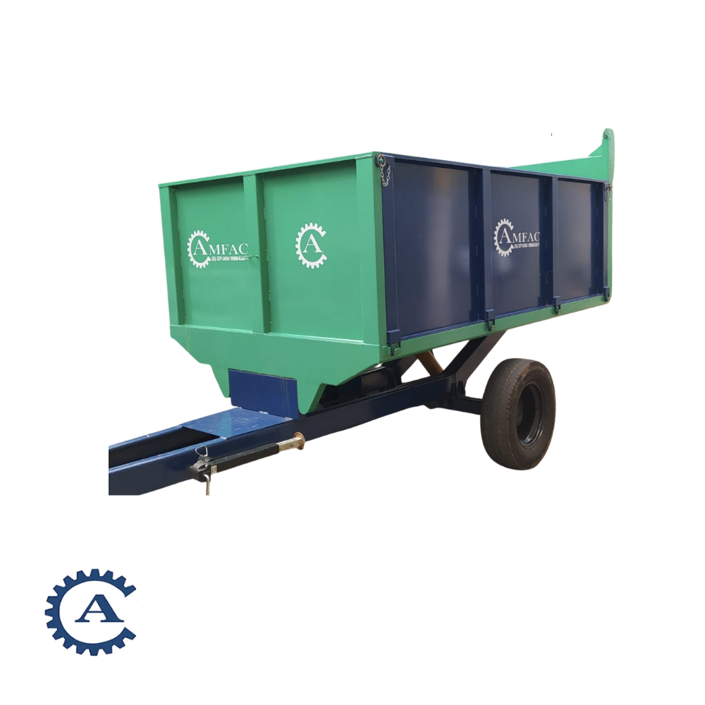 Carreta basculante hidráulica rodagem dupla